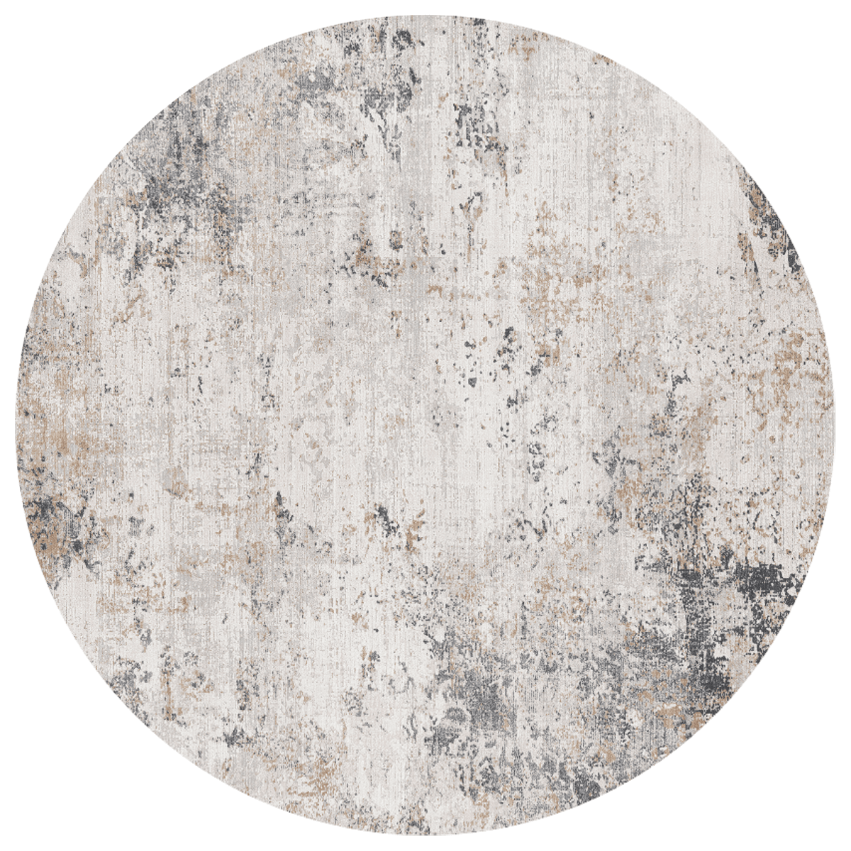 Azure Copperstone Round Carpet | Polyfibre Cashmere - The Carpetier™