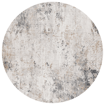 Azure Copperstone Round Carpet | Polyfibre Cashmere - The Carpetier™
