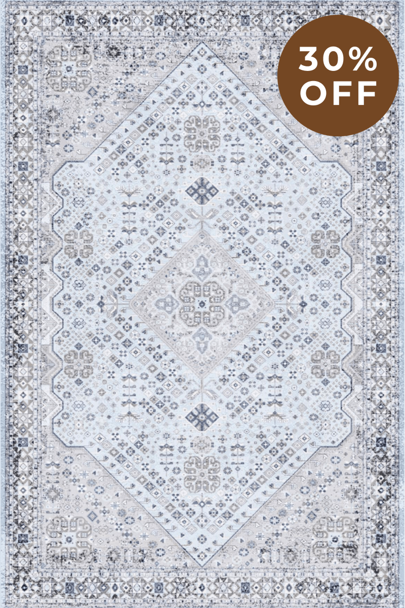 Azure Palace Carpet | Polyfibre Cashmere - The Carpetier™