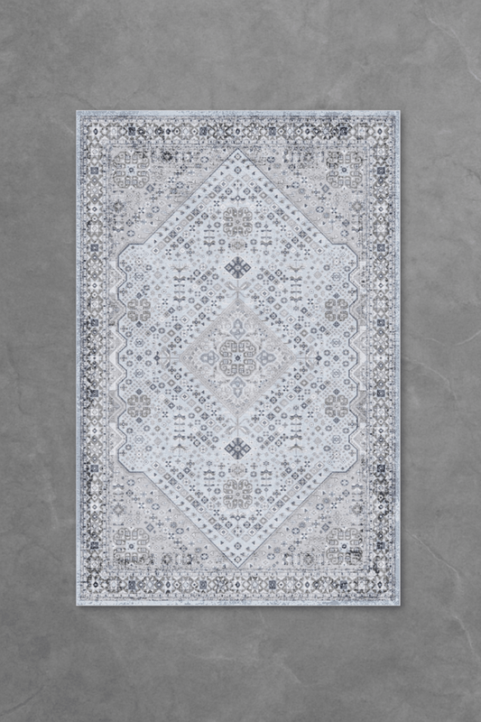 Azure Palace Floor Mat | Polyfibre Cashmere - The Carpetier™