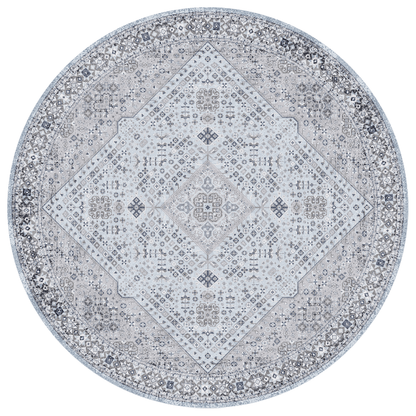 Azure Palace Round Carpet | Polyfibre Cashmere - The Carpetier™