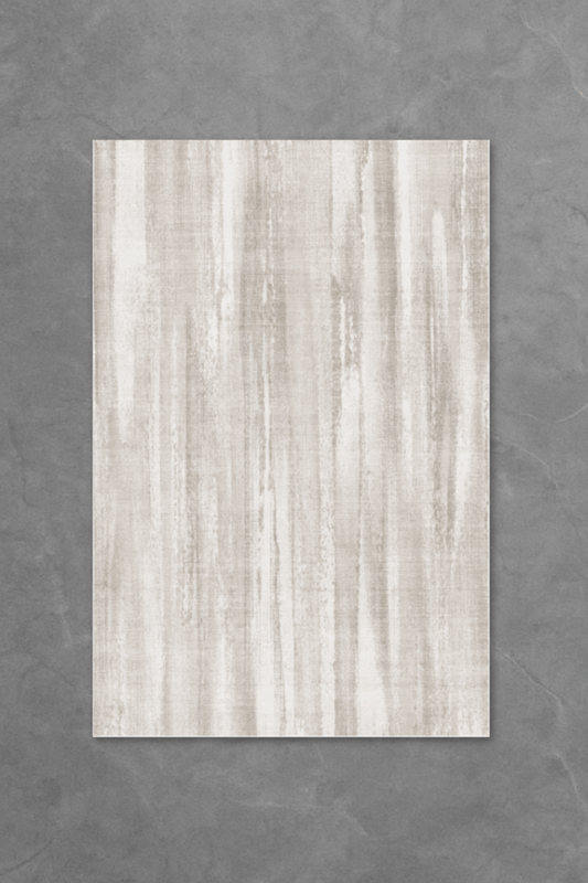 Beige Cascade Floor Mat | Polyfibre Cashmere - The Carpetier™