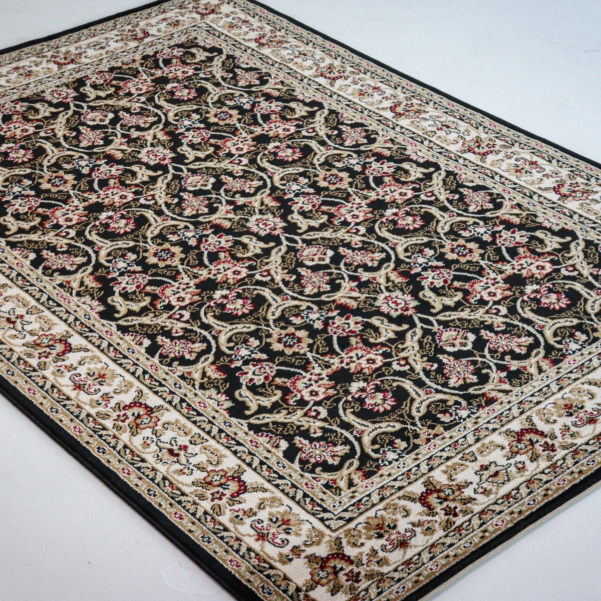 Black Floral | Iranshar | Royal Persian Series - The Carpetier™