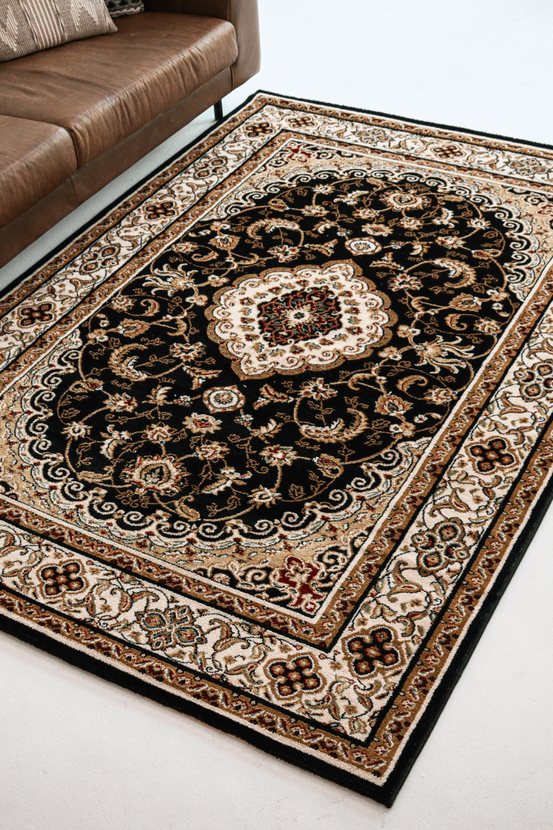Black Palace Carpet | Iranshar | Royal Persian Series - The Carpetier™
