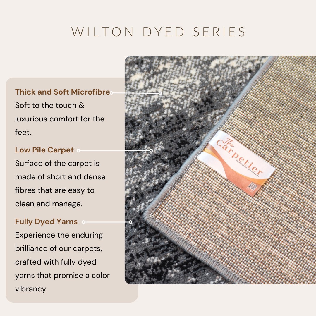 Blush Grid | Wilton Dyed Series - The Carpetier™