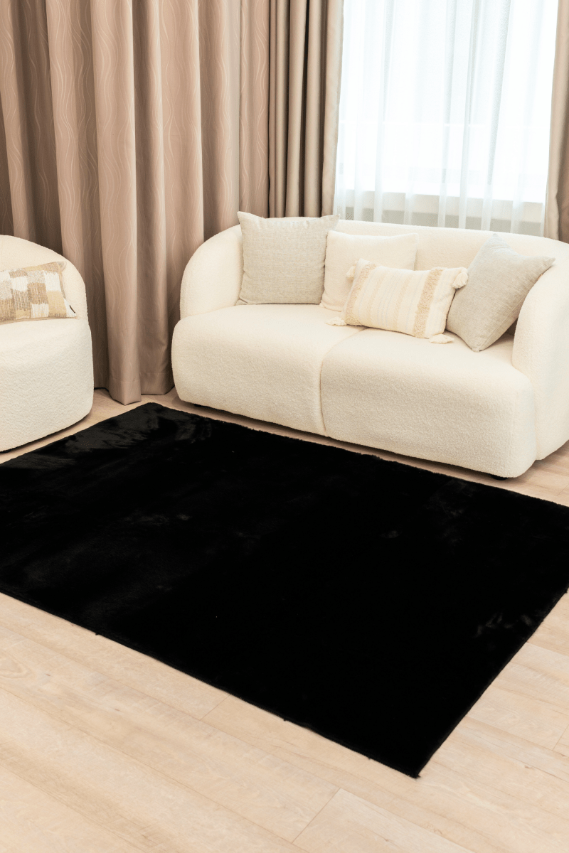 Charcoal Black Carpet | Cloud Fur Series - The Carpetier™