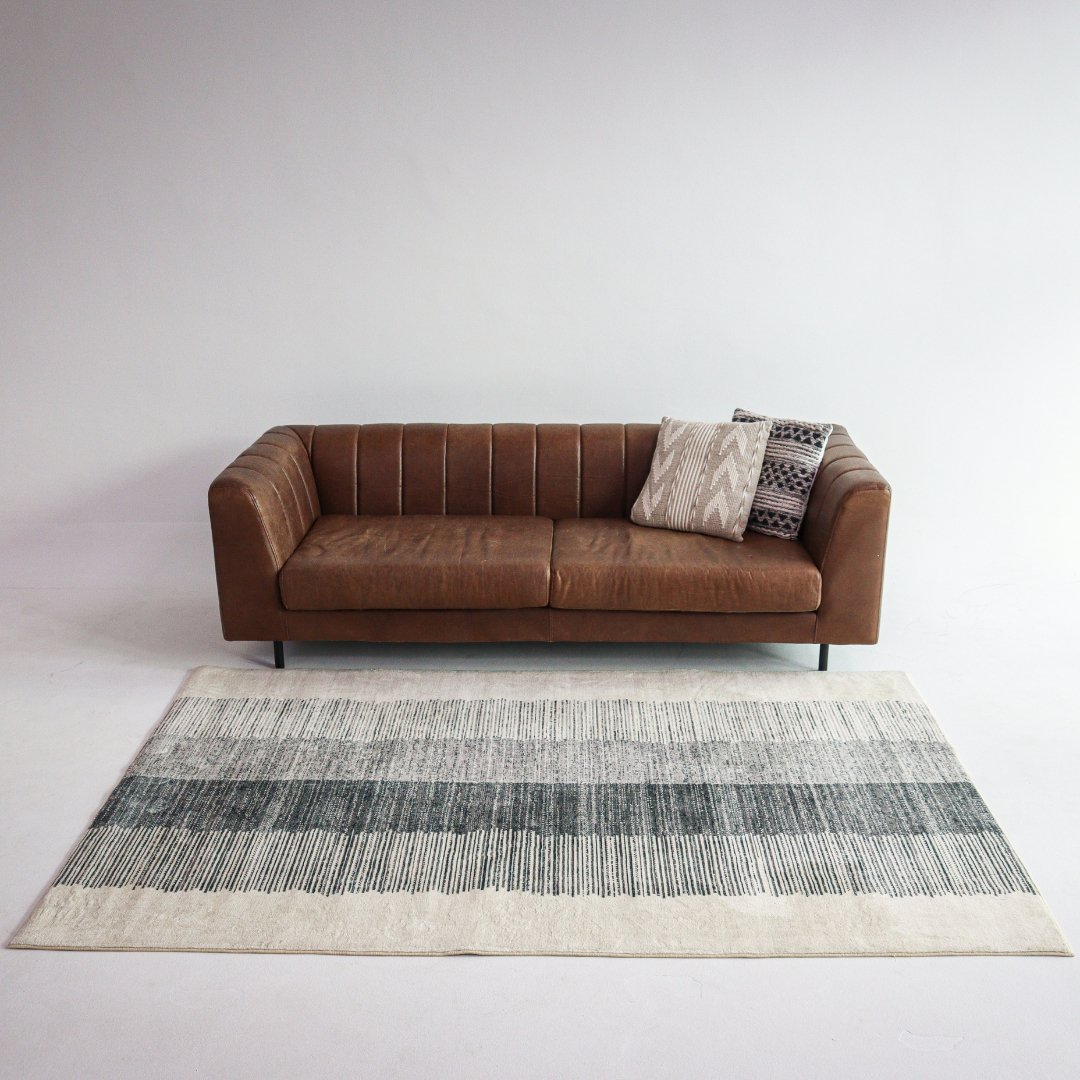 Charcoal Drift Carpet | Scandinavian | Polyfibre Cashmere Series - The Carpetier™