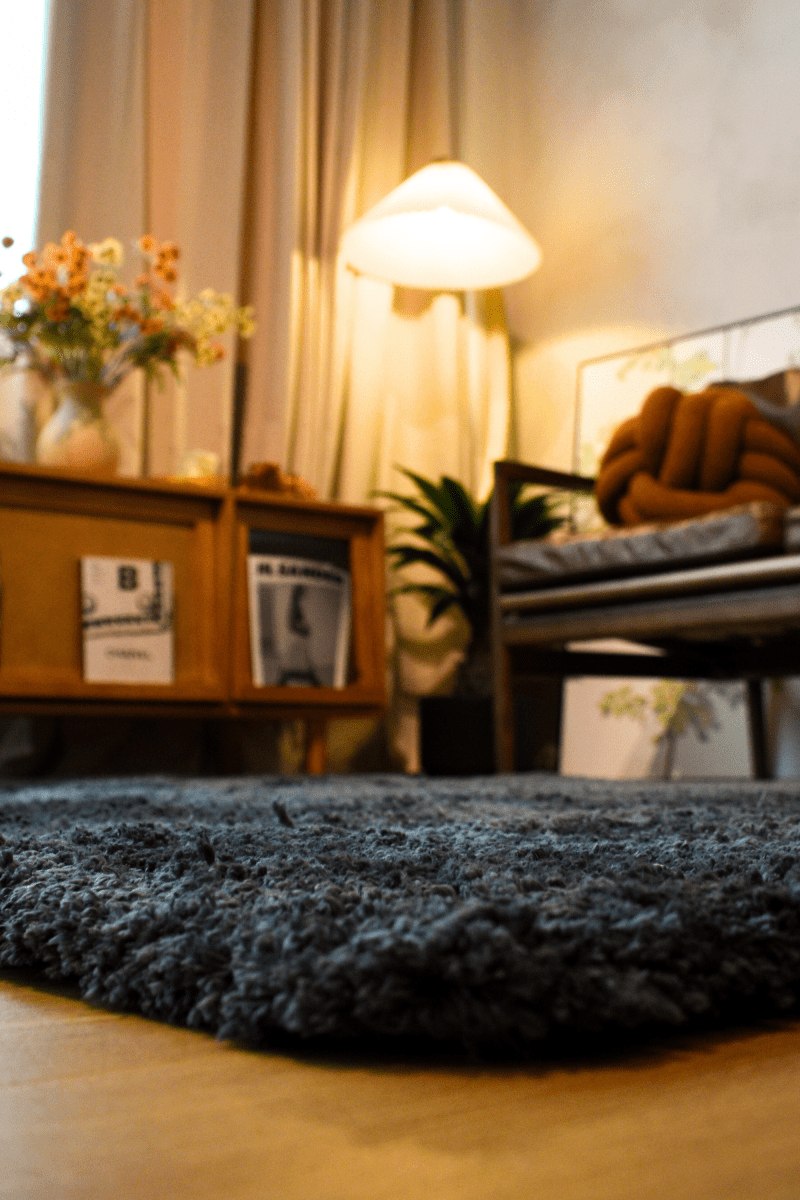 Charcoal Grey LuxeFur Carpet | LuxeFur Dyed Series - The Carpetier™