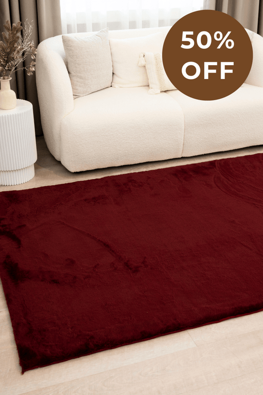 Cherry Maroon Carpet | Cloud Fur Series - The Carpetier™