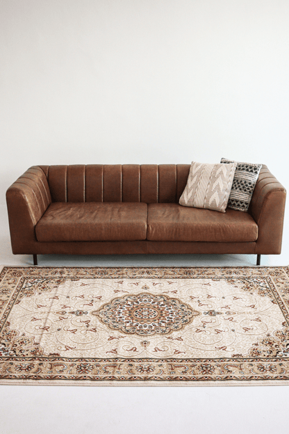Classic Ivory Carpet | Iranshar | Royal Persian Series - The Carpetier™