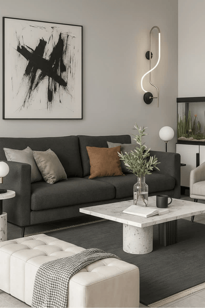 Coal | New Zealand Wool Handloomed With Tassels - The Carpetier™