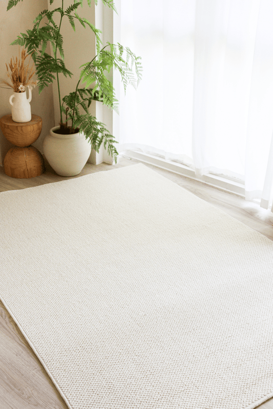 Cream Loop Pile Carpet | Earth Series - The Carpetier™