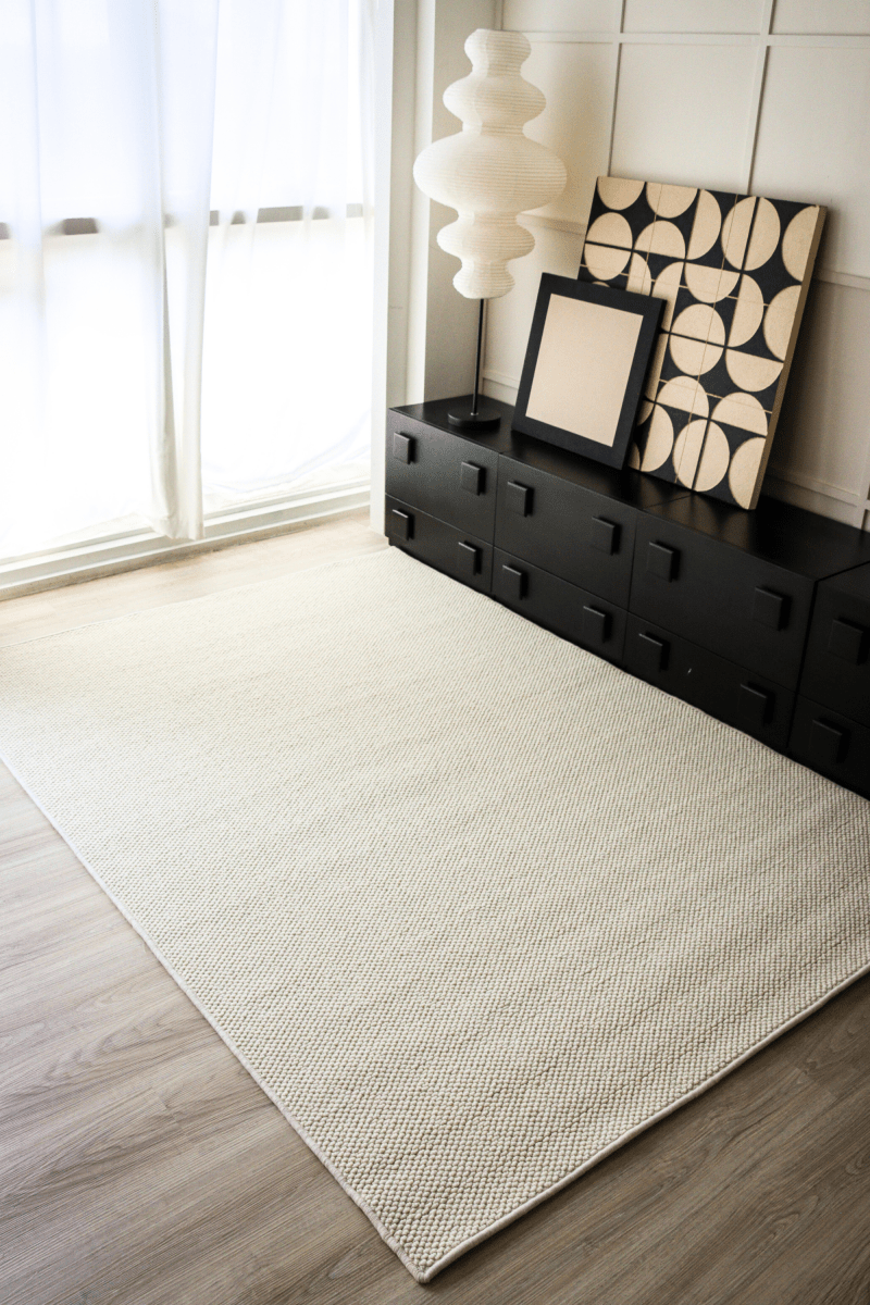 Cream Loop Pile Carpet | Earth Series - The Carpetier™