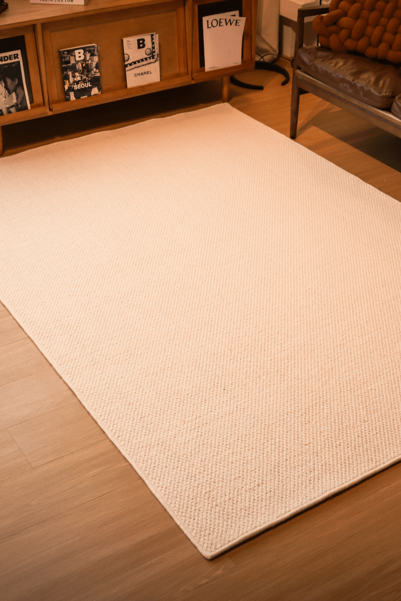 Cream Loop Pile Carpet | Earth Series - The Carpetier™