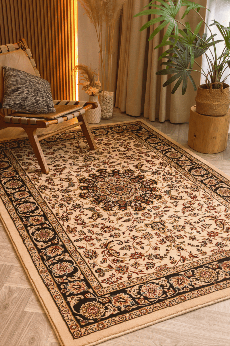 Cream Persian Palace Carpet | Ankara | Royal Persian Series - The Carpetier™