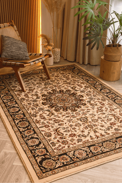 Cream Persian Palace Carpet | Ankara | Royal Persian Series - The Carpetier™