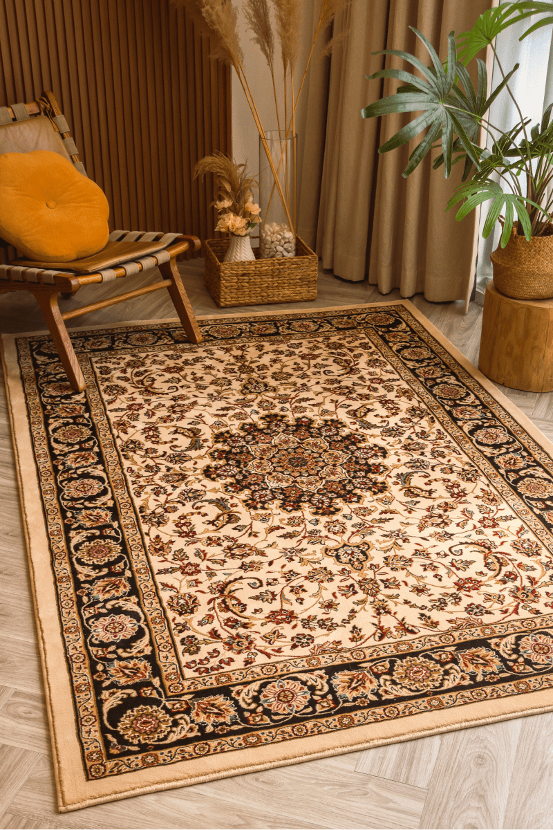 Cream Persian Palace Carpet | Ankara | Royal Persian Series - The Carpetier™