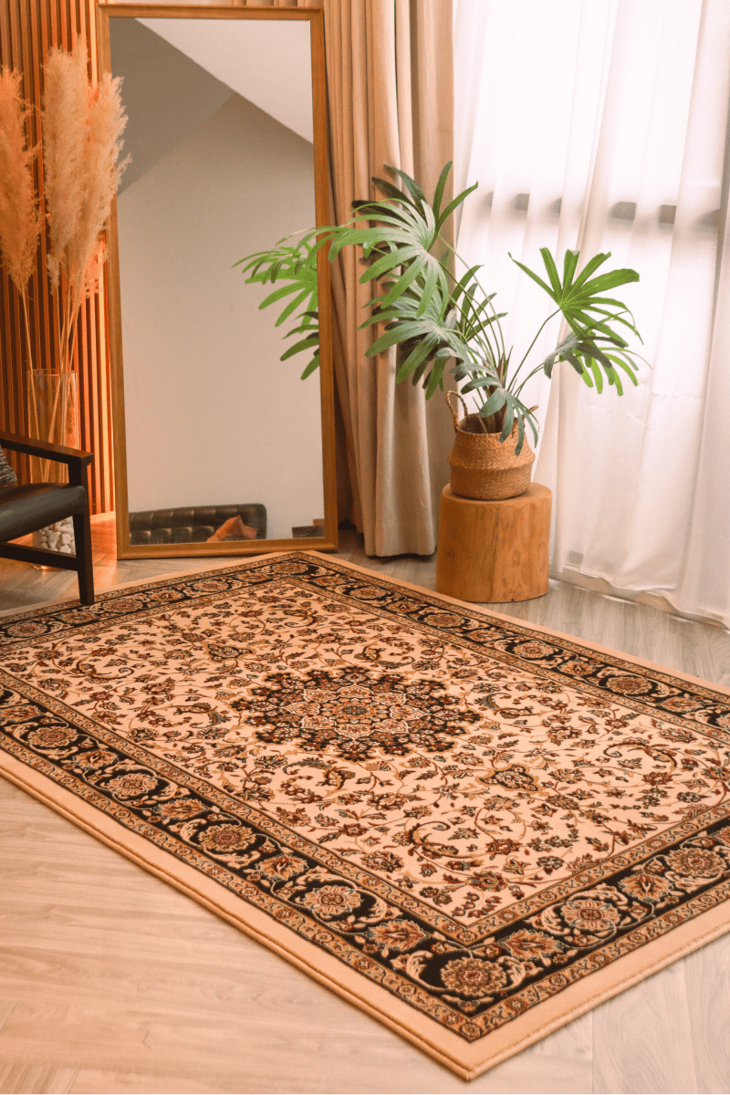 Cream Persian Palace Carpet | Ankara | Royal Persian Series - The Carpetier™