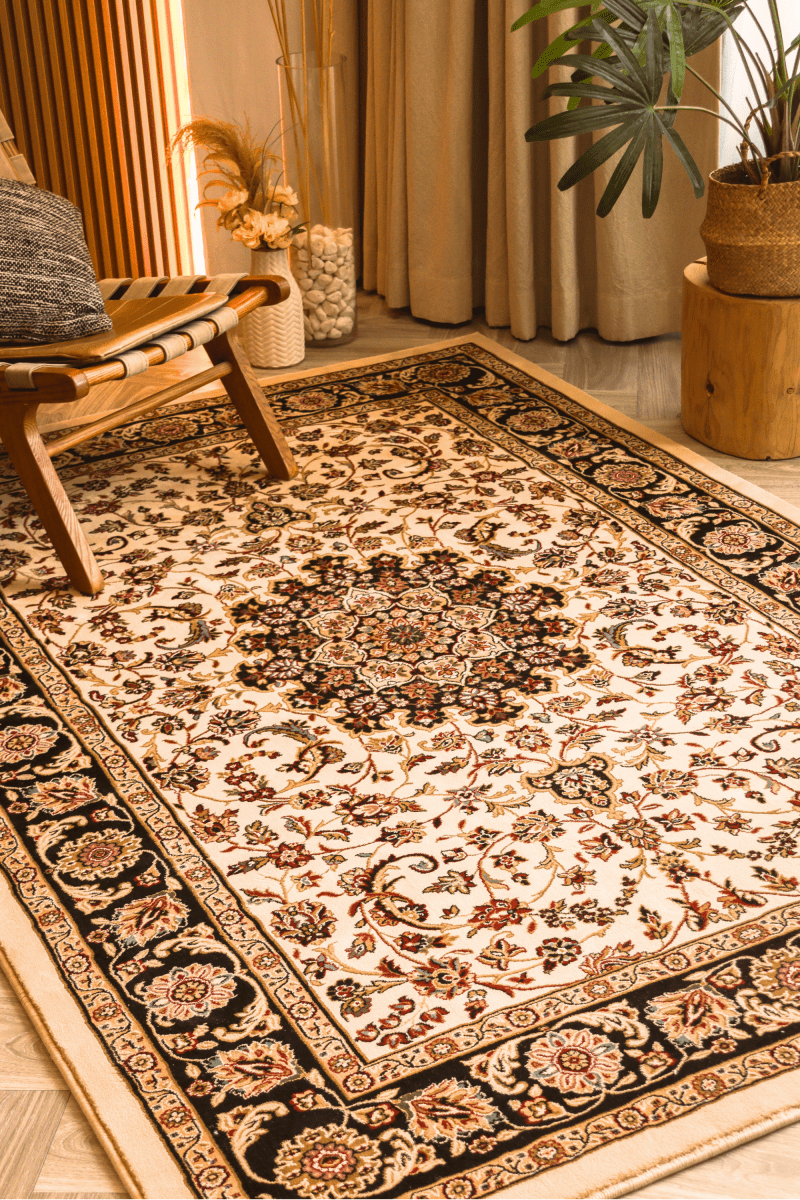 Cream Persian Palace Carpet | Ankara | Royal Persian Series - The Carpetier™