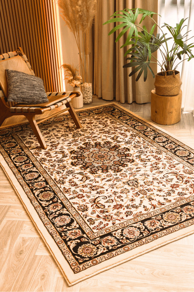 Cream Persian Palace Carpet | Ankara | Royal Persian Series - The Carpetier™