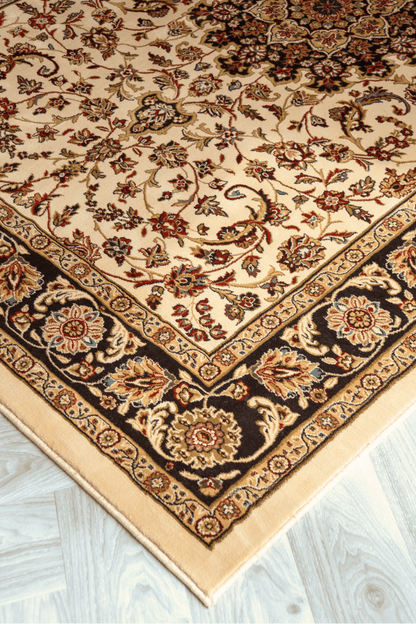 Cream Persian Palace Carpet | Ankara | Royal Persian Series - The Carpetier™