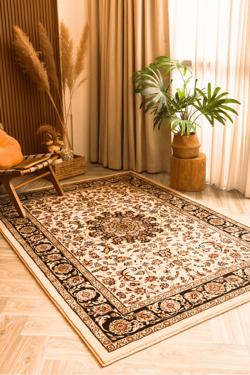 Cream Persian Palace Carpet | Ankara | Royal Persian Series - The Carpetier™