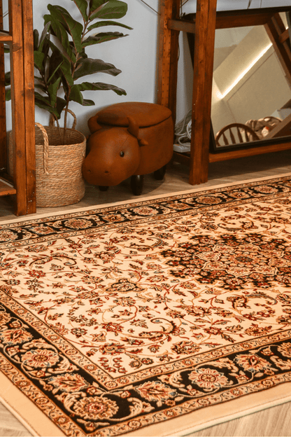 Cream Persian Palace Carpet | Ankara | Royal Persian Series - The Carpetier™