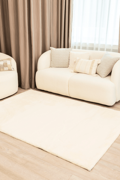 Cream White Carpet | Cloud Fur Series - The Carpetier™
