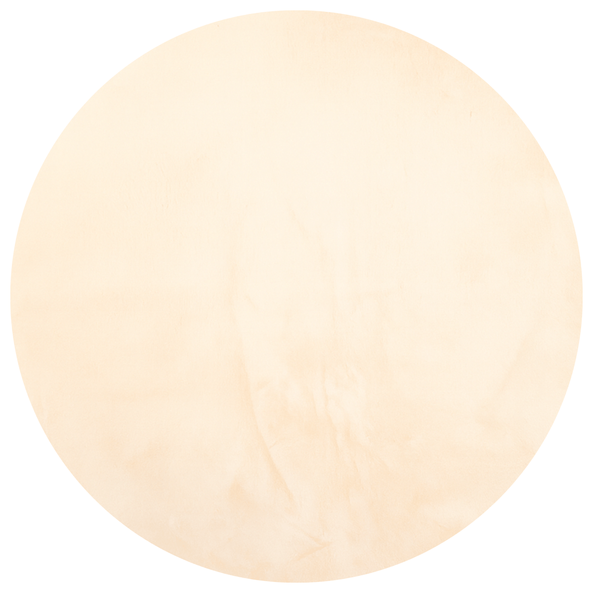 Cream White Round Carpet | Cloud Fur Series - The Carpetier™
