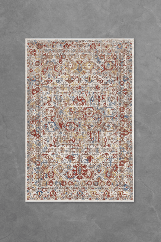 Crimson Heritage Floor Mat | Polyfibre Cashmere - The Carpetier™