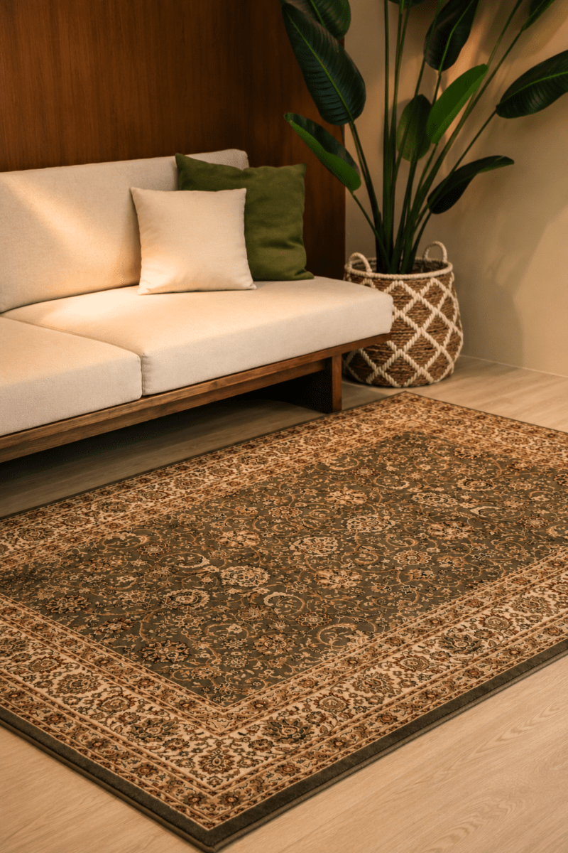 Dark Jade Carpet | Al Safa | Royal Persian Series - The Carpetier™