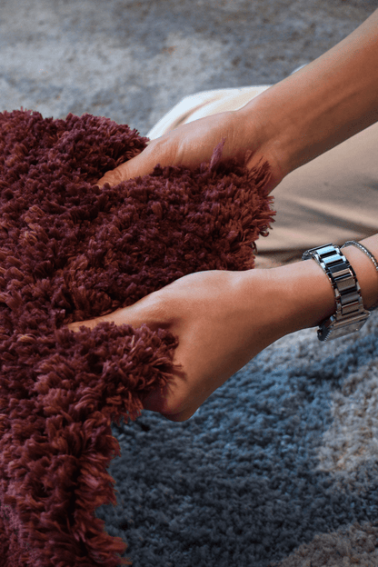 Dark Rose Taupe LuxeFur Carpet | LuxeFur Dyed Series - The Carpetier™