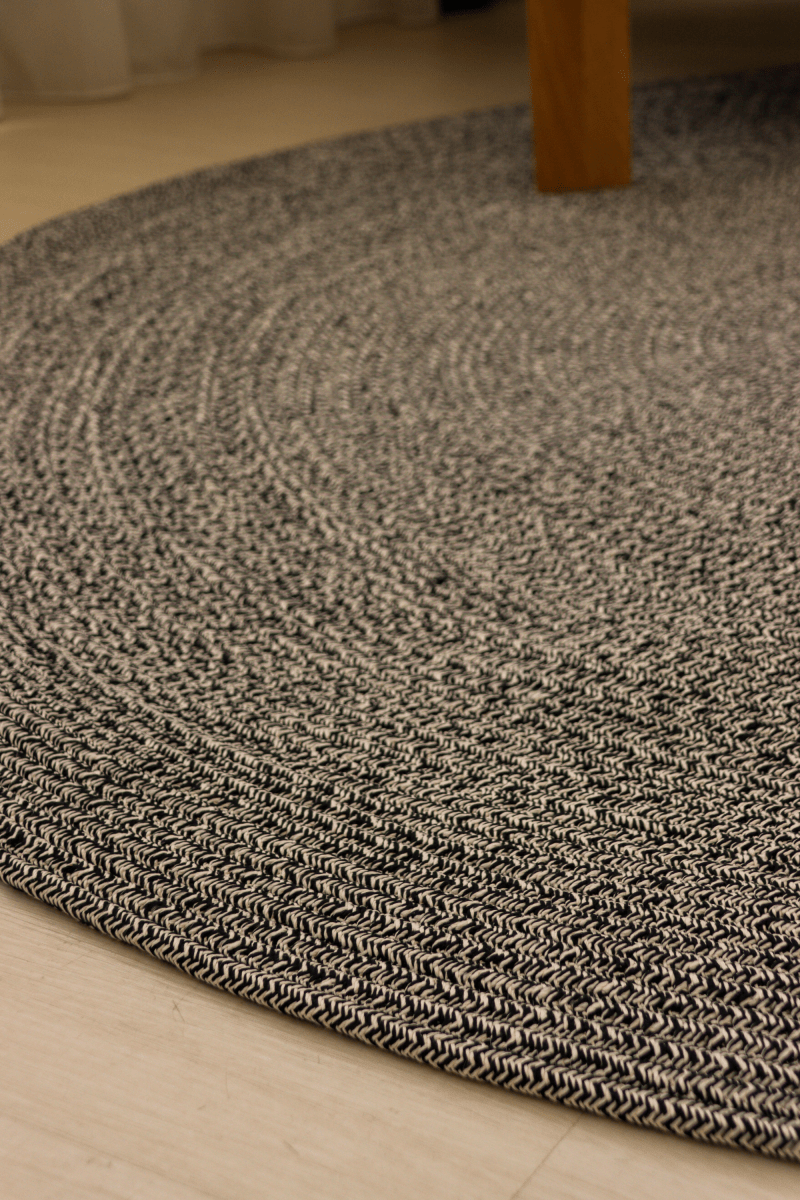 Denim Round Carpet | 100% Nylon | Dual - Sided - The Carpetier™