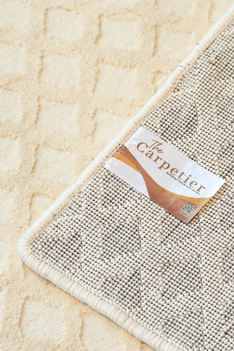 Diamond Cream Carpet | Wilton Dyed Series - The Carpetier™