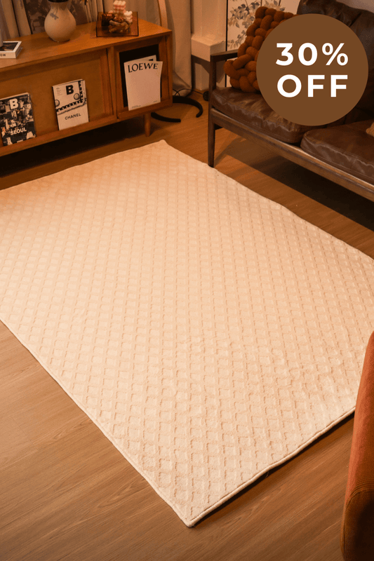 Diamond Cream Carpet | Wilton Dyed Series - The Carpetier™