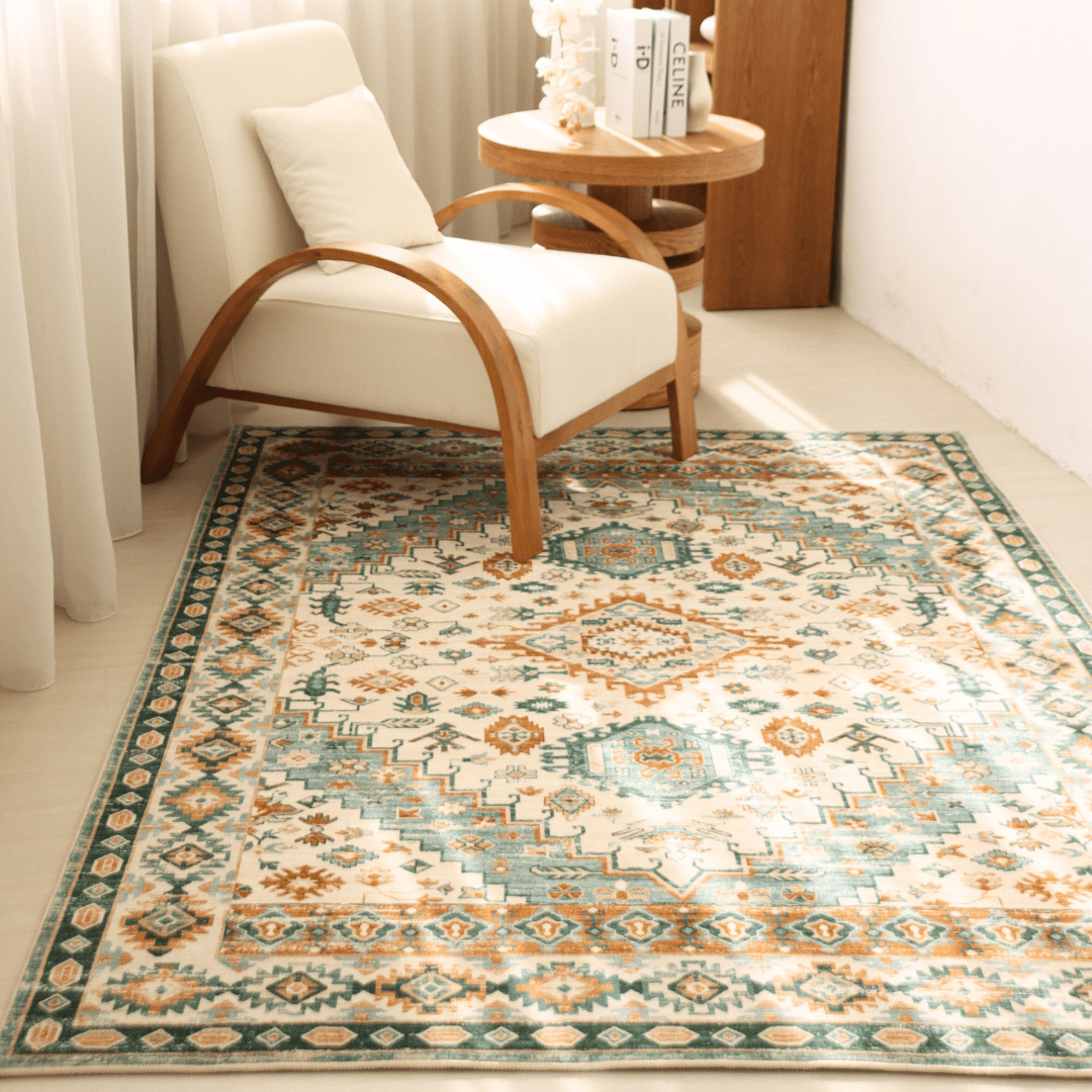 Emerald Jewel Carpet | Persian | Polyfibre Cashmere Series - The Carpetier™