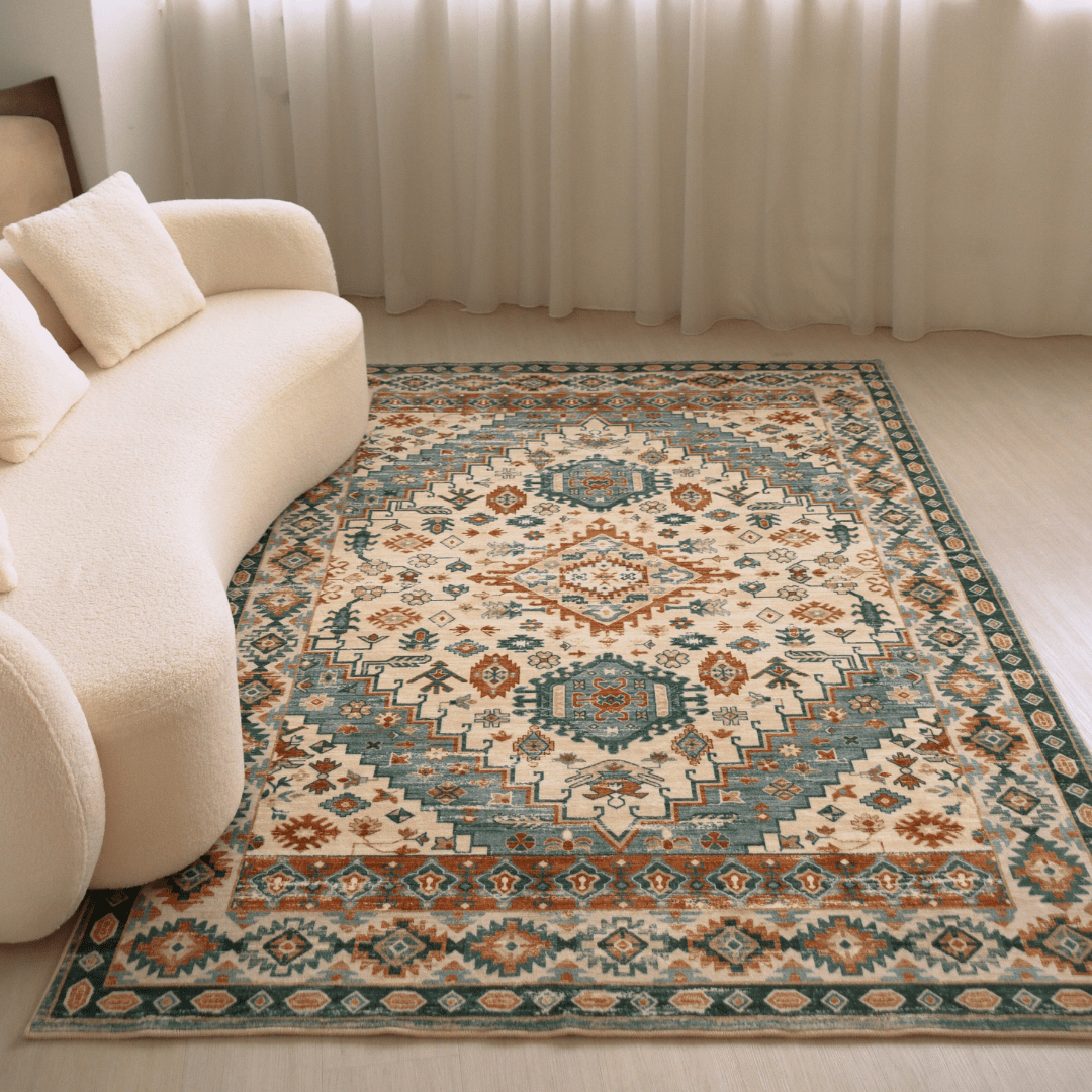 Emerald Jewel Carpet | Persian | Polyfibre Cashmere Series - The Carpetier™