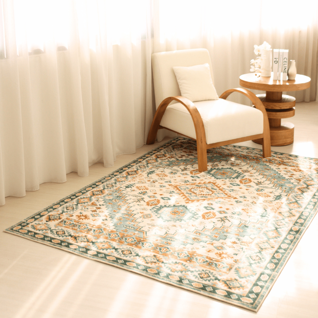 Emerald Jewel Carpet | Persian | Polyfibre Cashmere Series - The Carpetier™