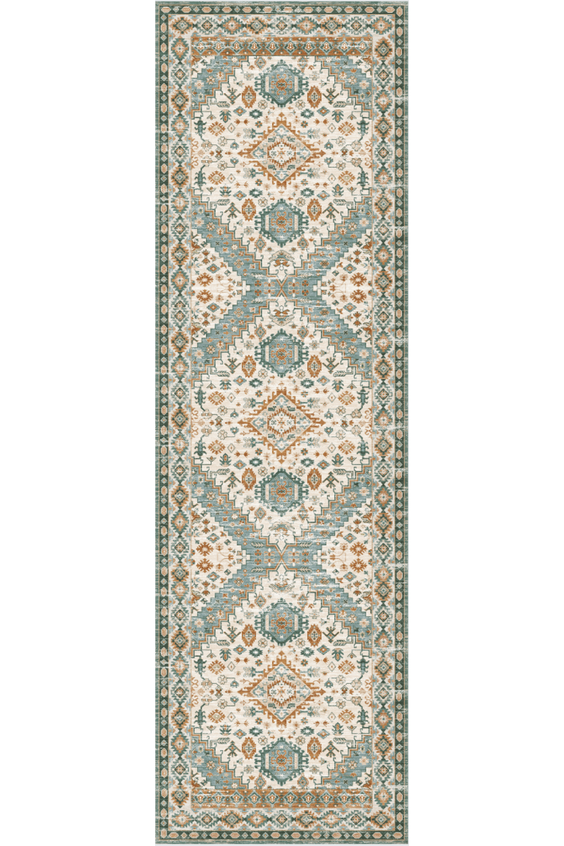 Emerald Jewel Runner | Polyfibre Cashmere - The Carpetier™