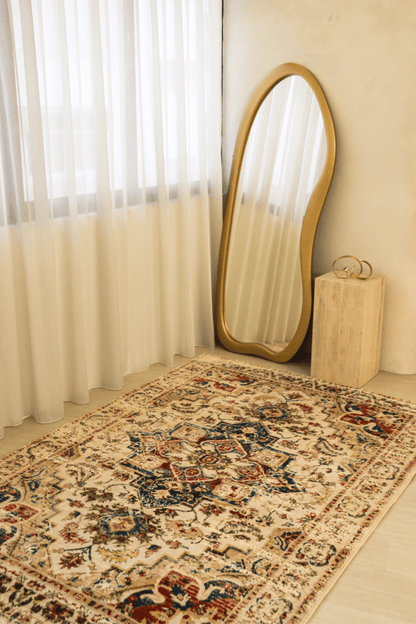 Faded Byzantine Jewel Carpet | Polyfibre Cashmere - The Carpetier™