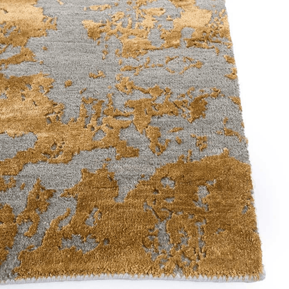 Gilded Ember Carpet | Luxury Wool & Silk Hand - knotted - The Carpetier™