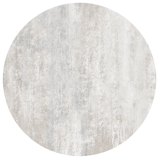 Glacier Mist Round Carpet | Polyfibre Cashmere - The Carpetier™