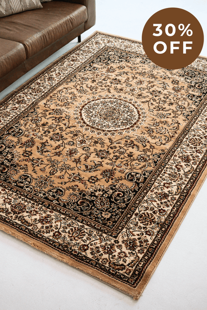 Golden Anatolia Carpet | Al Safa | Royal Persian Series - The Carpetier™