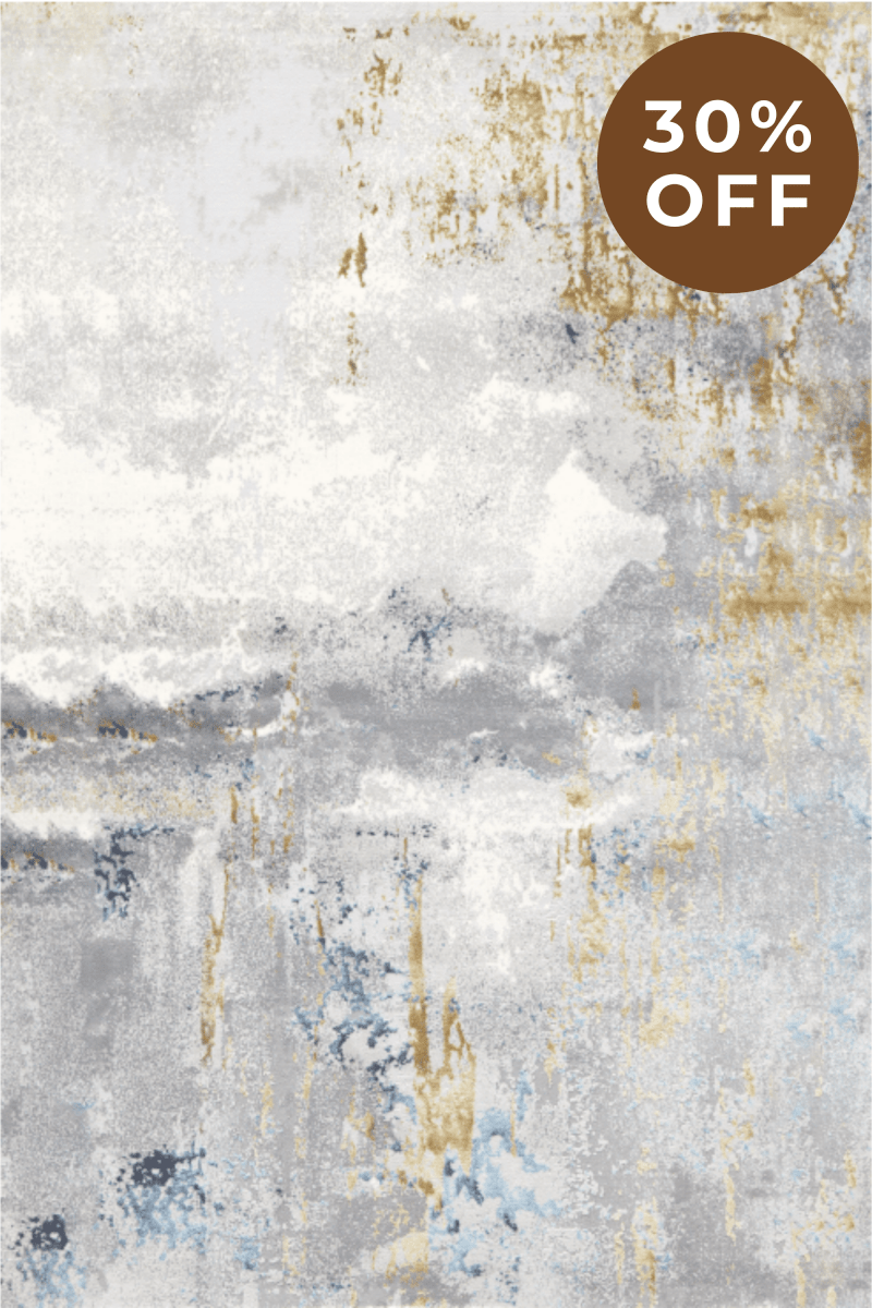 Golden Sapphire Carpet | Polyfibre Cashmere - The Carpetier™