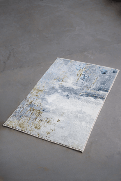 Golden Sapphire Floor Mat | Polyfibre Cashmere - The Carpetier™