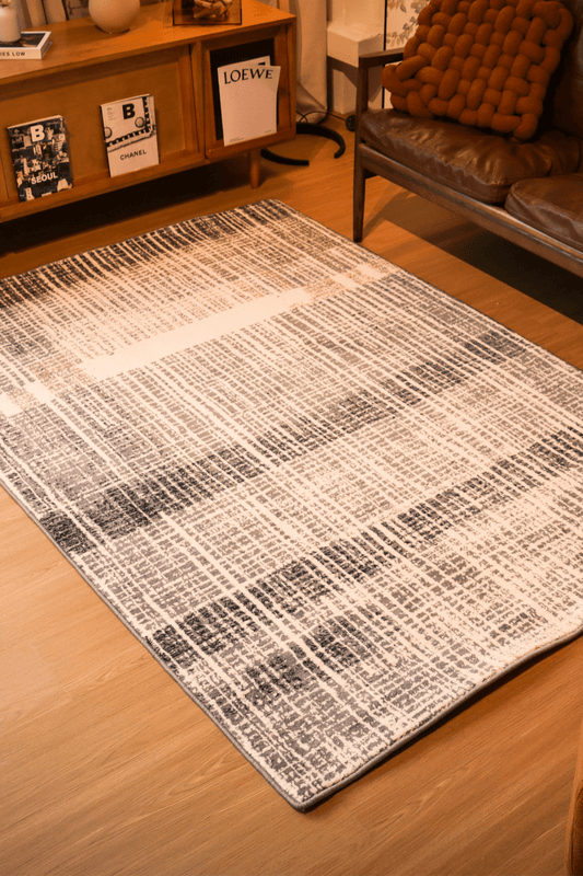 Graphite Grid Carpet | Wilton Dyed Series - The Carpetier™
