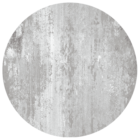 Grey Dunes Round Carpet | Polyfibre Cashmere - The Carpetier™