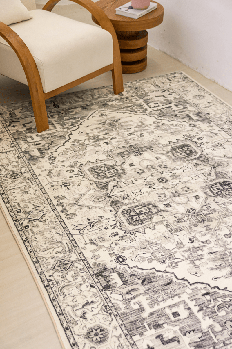 Grey Imperial Carpet | Polyfibre Cashmere - The Carpetier™