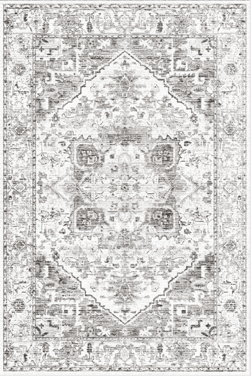Grey Imperial Carpet | Polyfibre Cashmere - The Carpetier™