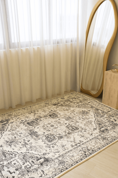 Grey Imperial Carpet | Polyfibre Cashmere - The Carpetier™